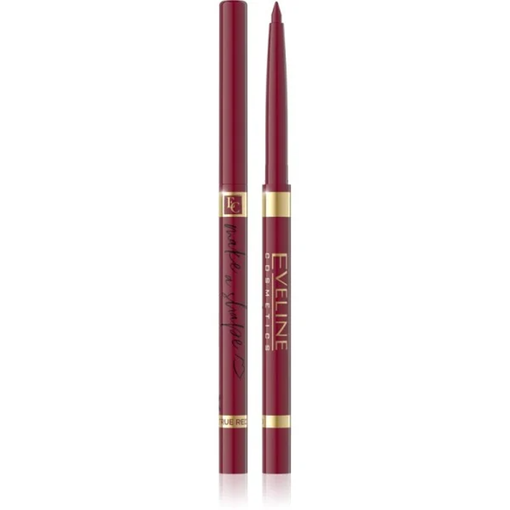 EVELINE MAKE A SHAPE AUTOMETIC LIP LINER 06 TRUE RED