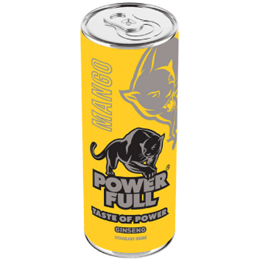 POWERFULL GINSENG MANGO DRINK CAN 250ML