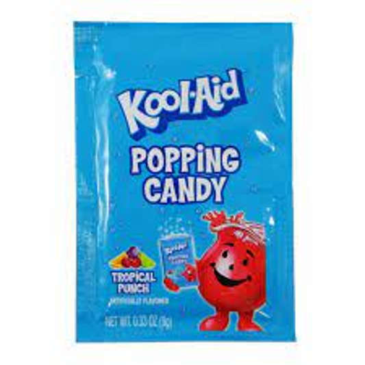 KOOL AID POPPING CANDY TROPICAL PUNCH 9 GM