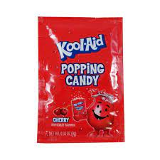 KOOL AID POPPING CANDY CHERRY 9 GM