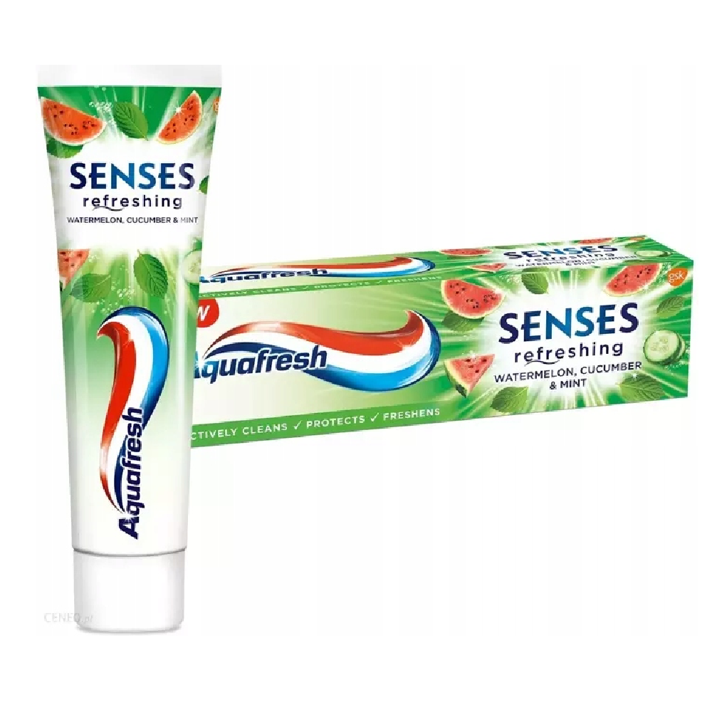 AQUAFRESH TOOTH PASTE SENSES WATERMELON CUCUMBER & MINT 75 M