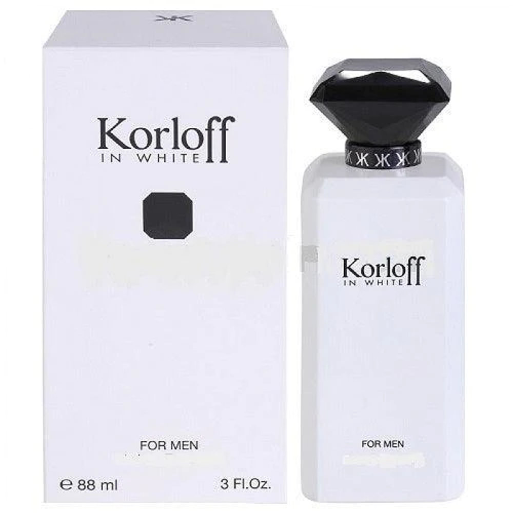 KORLOFF PARIS IN WHITE FOR MEN EDT 88ML