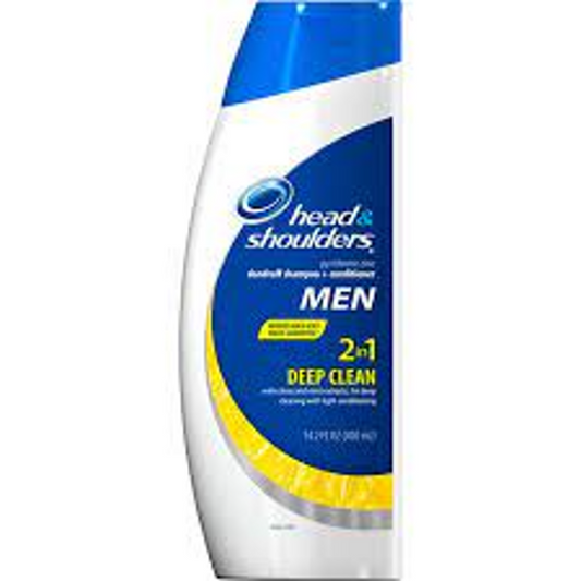 HEAD & SHOULDER MEN SHAMPOO DEEP CLEAN 2IN1 400 ML