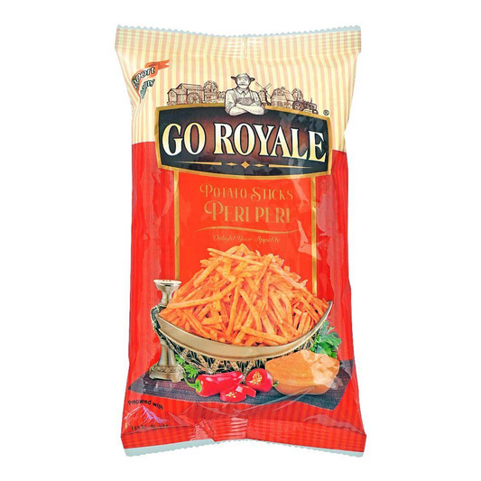 GO ROYALE POTATO STICKS PERI PERI 110GM