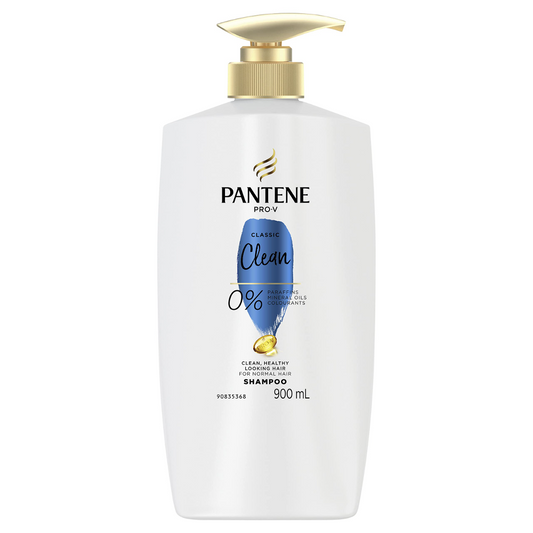 PANTENE SHAMPOO CLEAN CLASSIC 900 ML