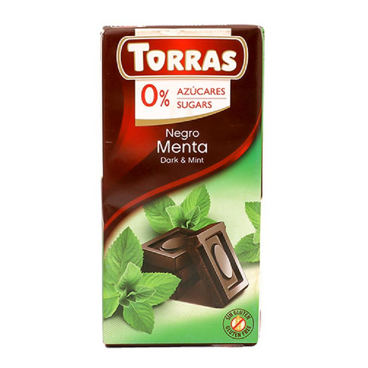 TORRAS ZERO DARK & MINT CHOCOLATE BAR 100GM