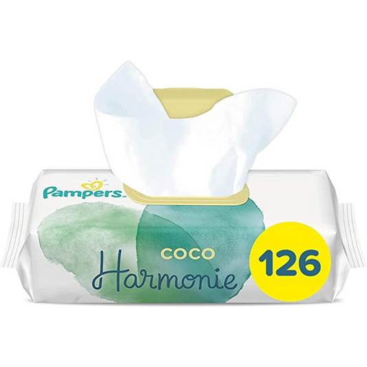 PAMPERS BABY WIPES ORGANIC COCONUT OIL 42 PC