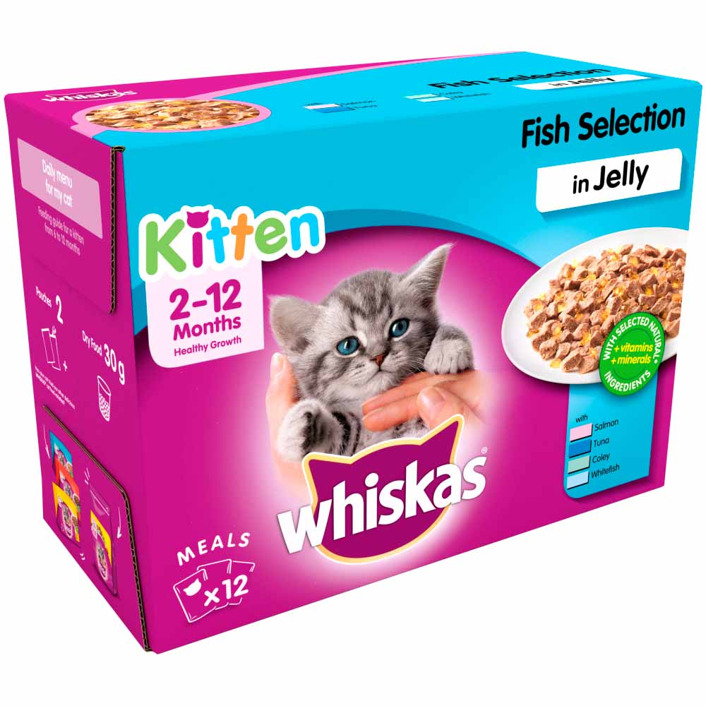 WHISKAS CAT FOOD JUNIOR KITTEN 2-12 MONTH 85 GM