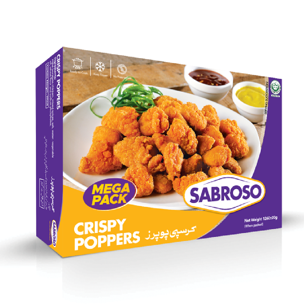 SABROSO CRISPY POPPERS MEGA PACK 1260GM