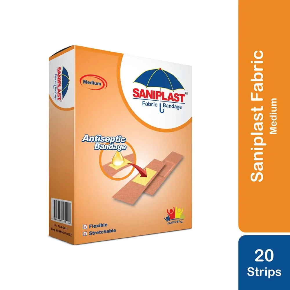 SANIPLAST FABRIC BANDAGE 20S