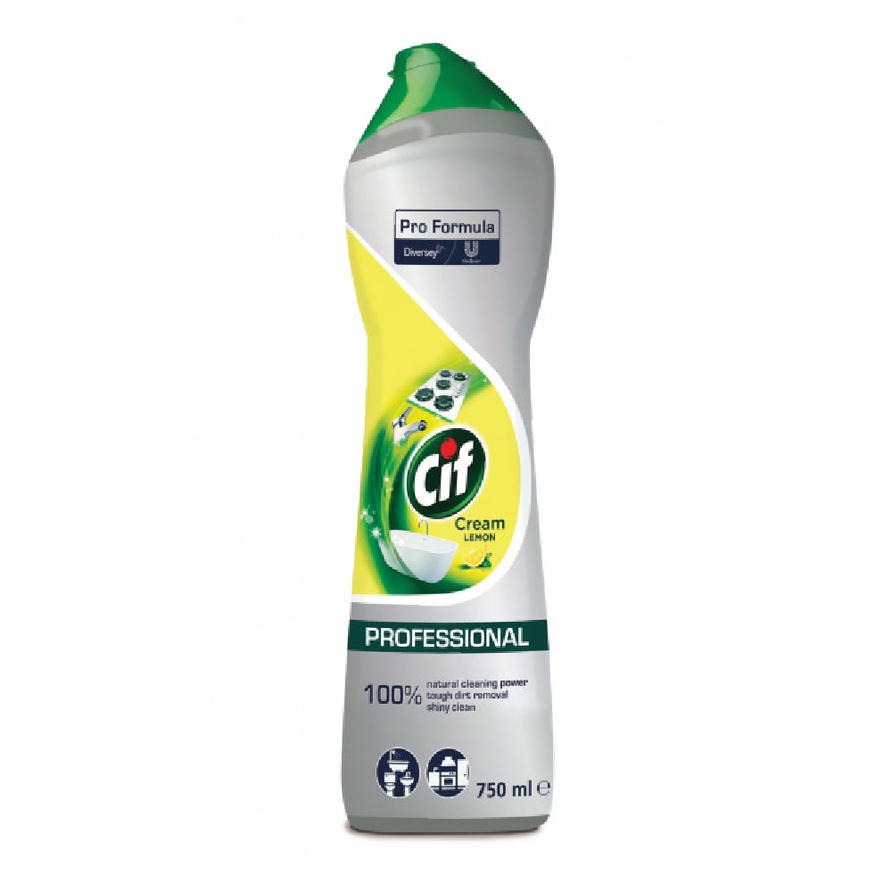 CIF CLEANER PROFESSIONAL CREAM LEMON PRO 750 ML