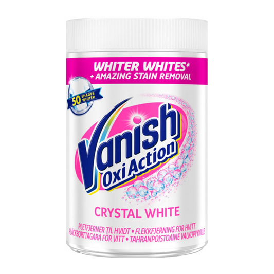 VANISH WASHING POWDER OXI ACTION CRYSTAL WHITE 630 GM