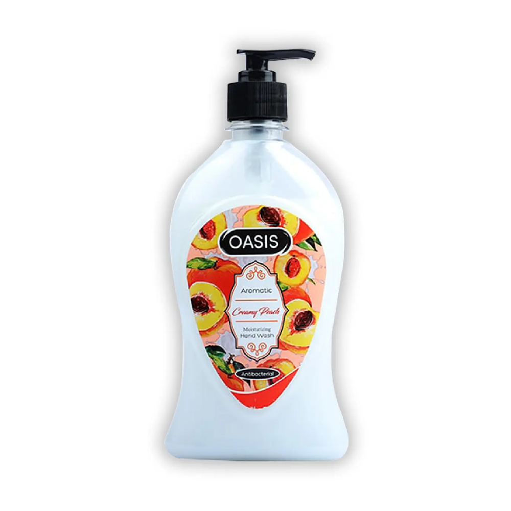 OASIS HAND WASH CREAMY PEACH 500 ML