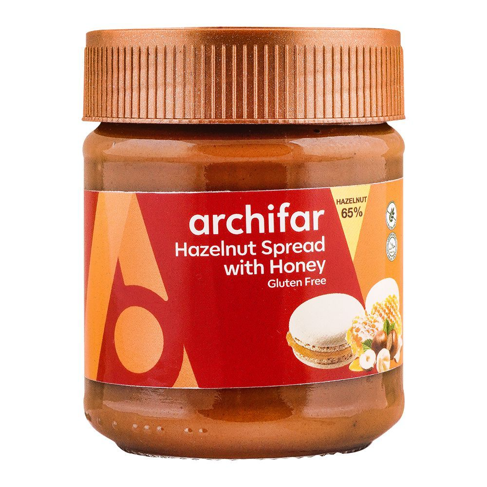 ARCHIFAR HAZELNUT SPREAD WITH HONEY 65% 200 GM