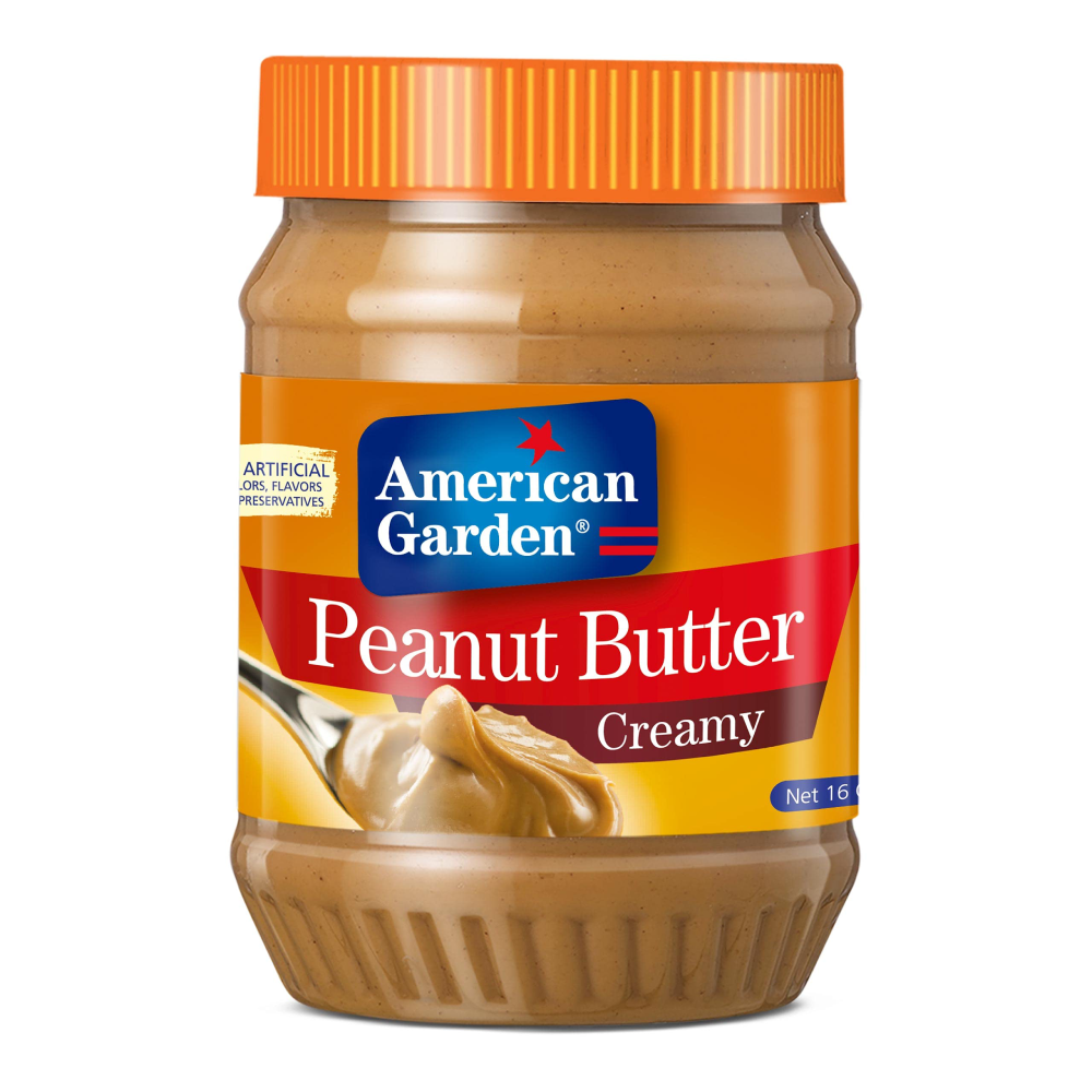 AMERICAN GARDEN PEANUT BUTTER CREAMY 454 GM