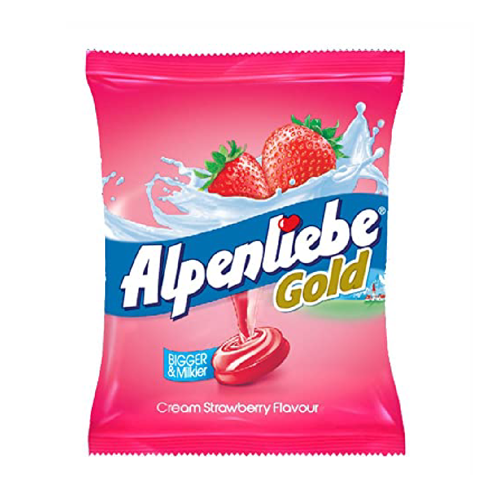 ALPENLIEBE CANDY MATCHA STRAWBERRY POUCH 115.5 GM