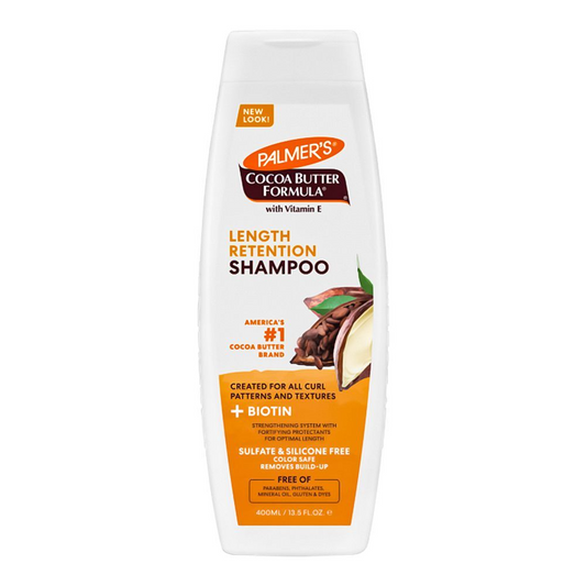 PALMERS SHAMPOO COCOA BUTTER LENGTH RETENTION BIOTIN 400 ML