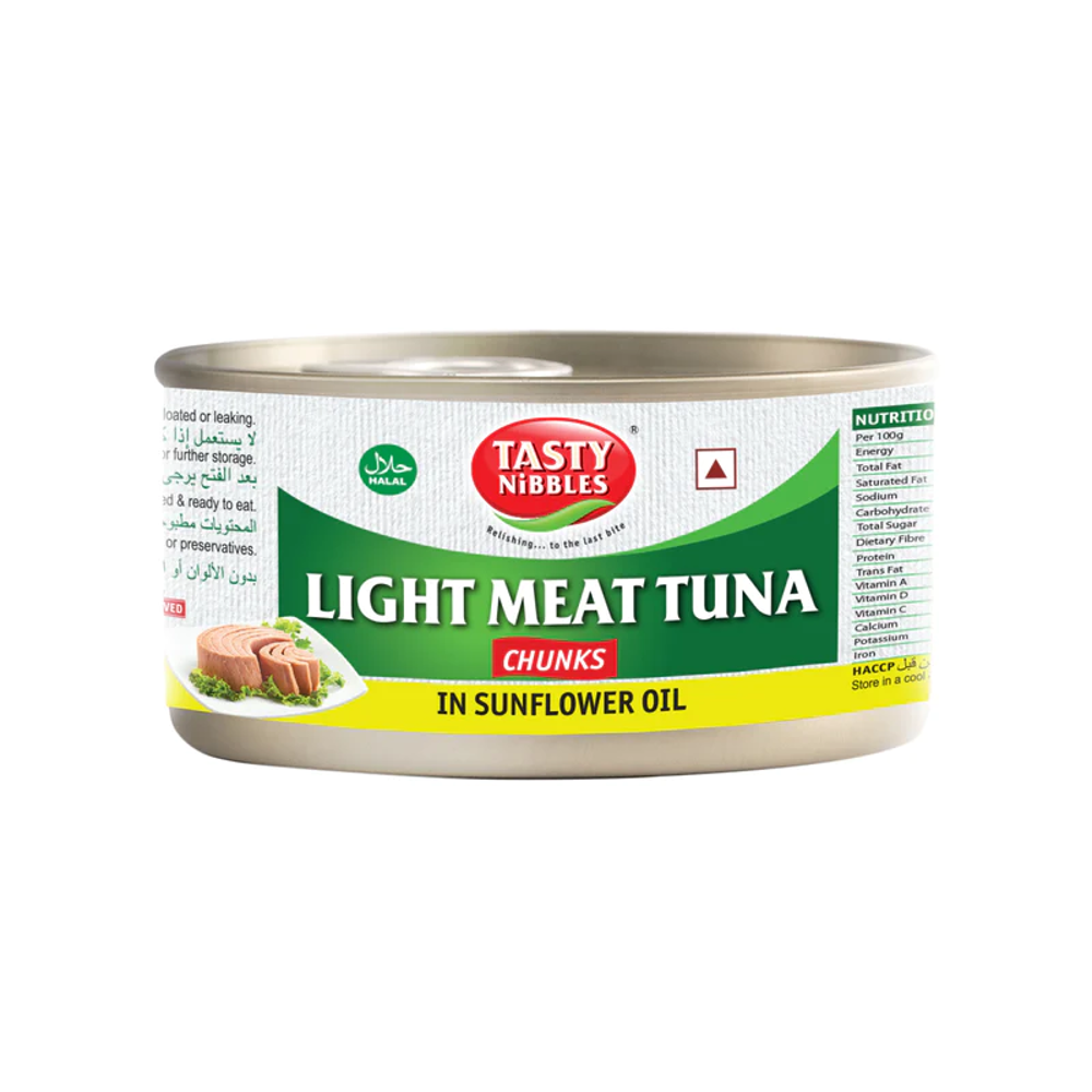 GOLD VALLEY TUNA CHUNKS LIGHT MEAT IN SUNFLOWER 185 GM