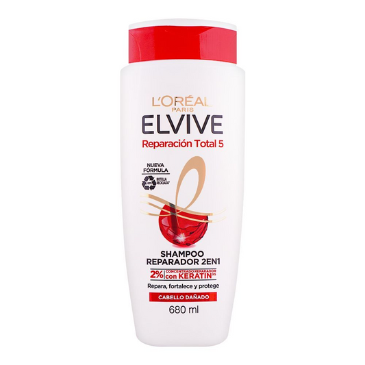 LOREAL ELVIVE SHAMPOO TOTAL 5 REPARADOR 680 ML