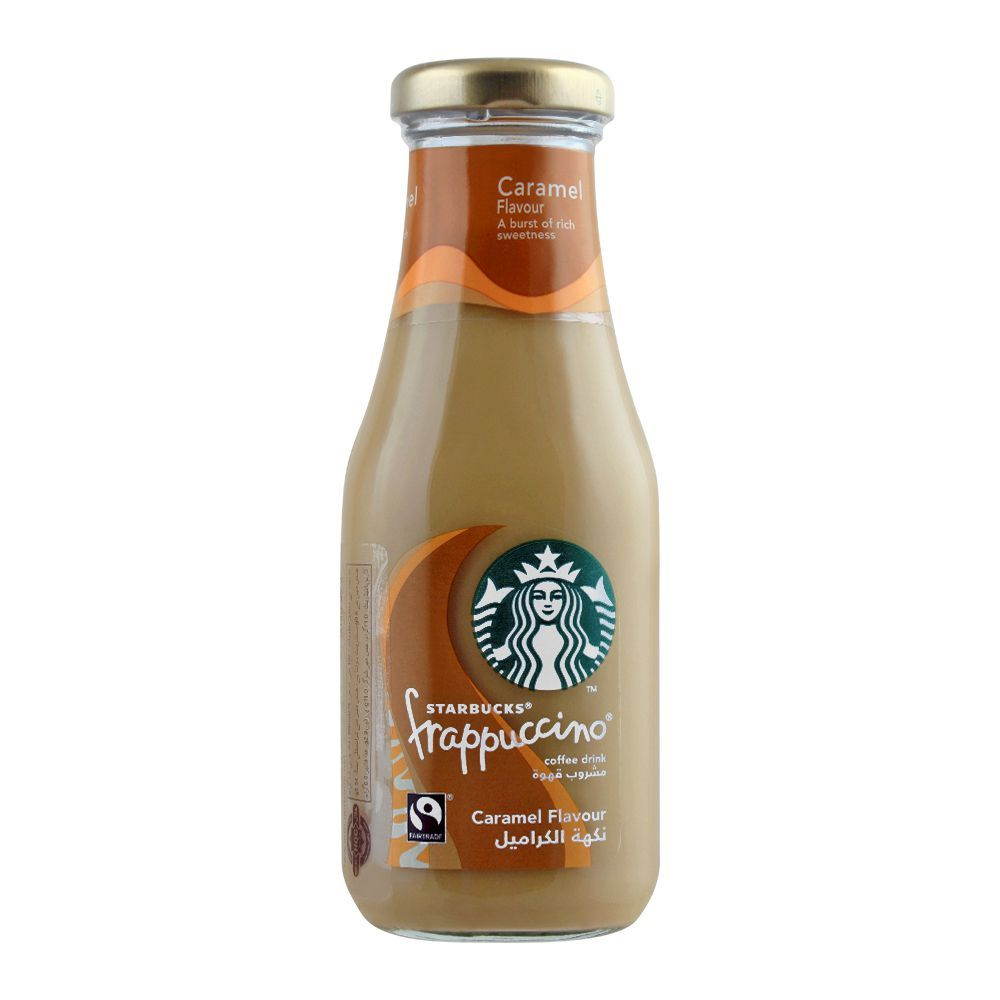 STARBUCKS COFFEE DRINK INDULGENT CARAMEL BOTTLE 250 ML