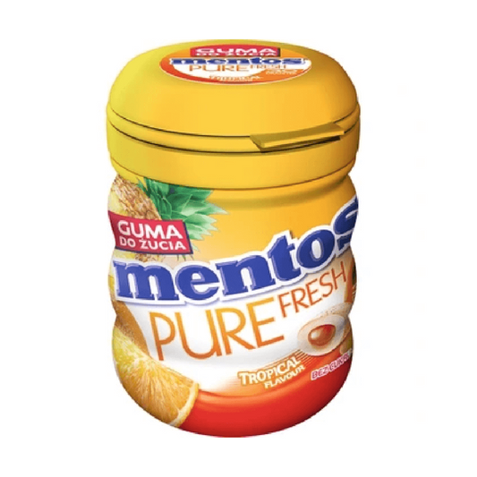 MENTOS GUM PURE FRESH TROPICAL 60 GM