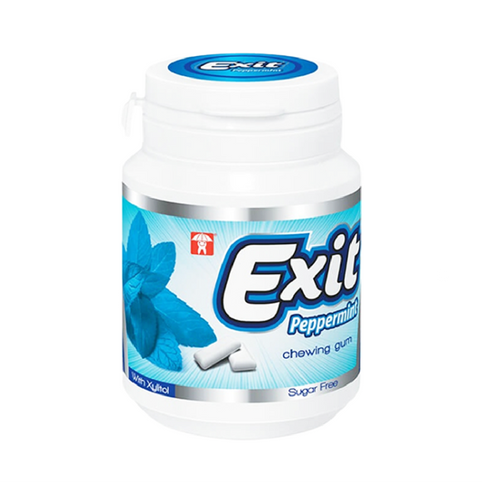 EXIT CHEWING GUM PEPPERMINT SUGAR FREE 50 GM