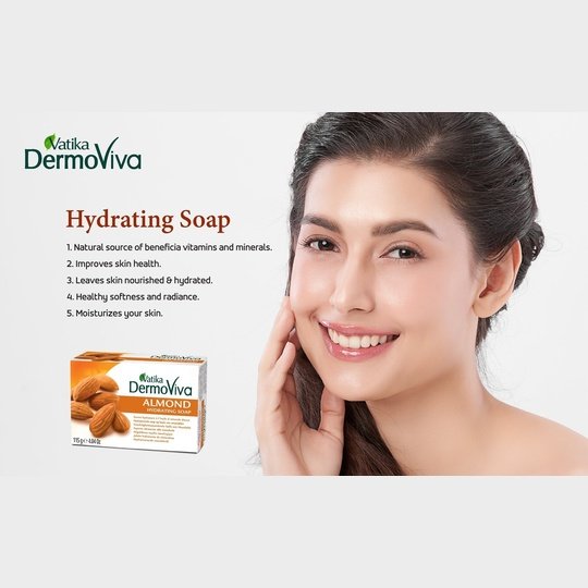 Vatika Dermoviva Almond Soap