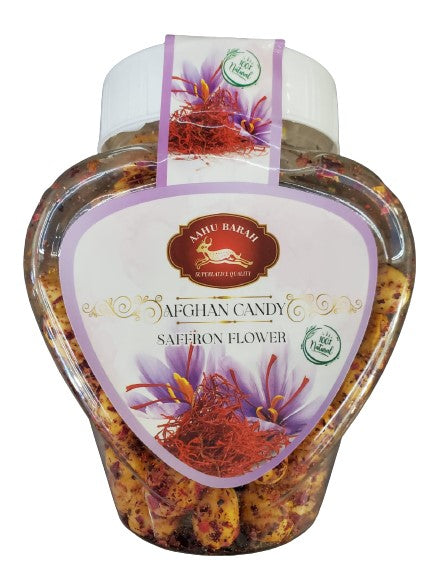 Aahu Barah Afghan Candy Saffron Flower