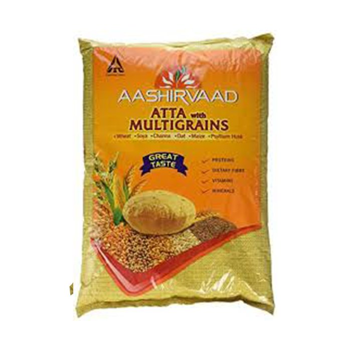 AASHIRVAAD WHOLE WHEAT MULTI GRAIN ATTA (4 LB)