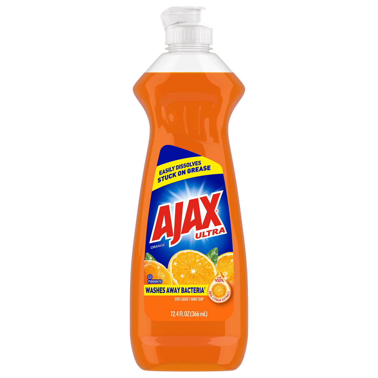 Ajax Triple Action Hand Dish, Orange, 12.4 oz