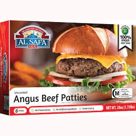 Al-Safa Angus Beef Patties (100%)