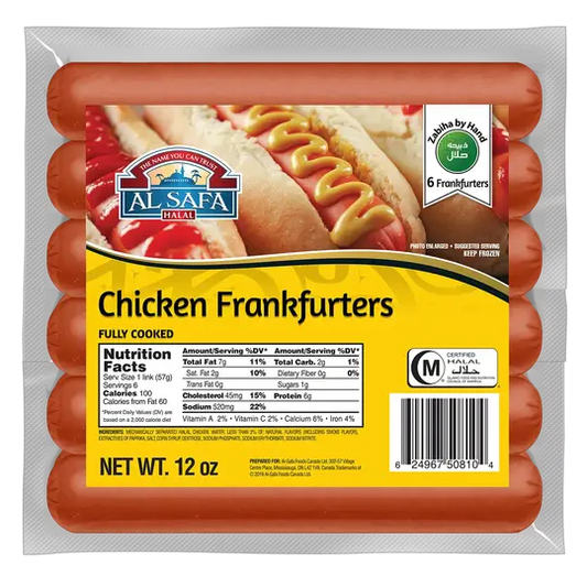 Al-Safa Chicken Franks 6pc