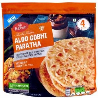 Haldiram's Aloo Gobhi Paratha (4pcs)