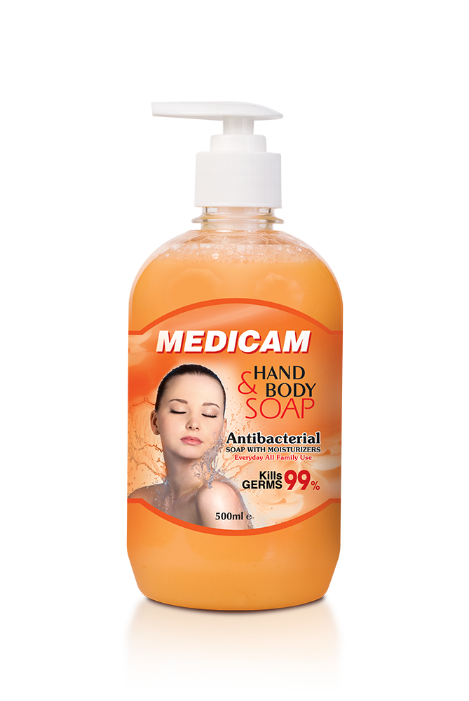 MEDICAM HAND BODY SOAP ANTIBACTERIAL 500 ML