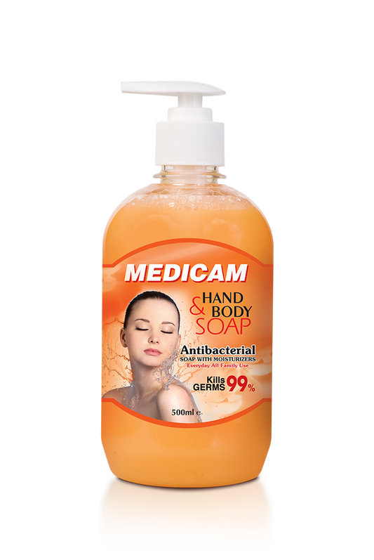 MEDICAM HAND BODY SOAP ANTIBACTERIAL 500 ML