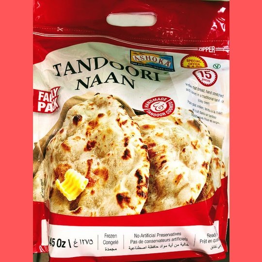 Ashoka Tandoori Naan Plain FP