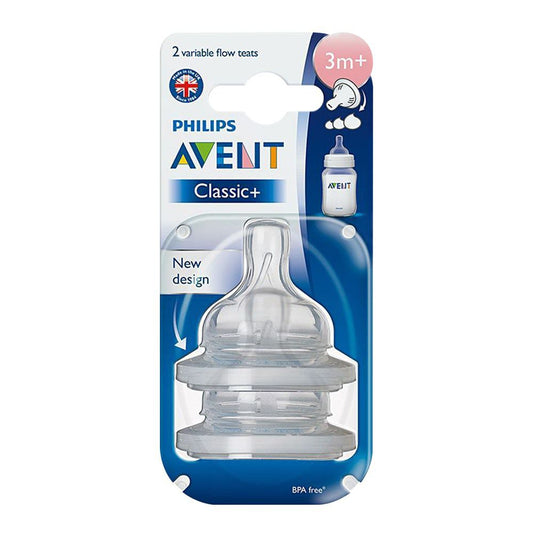 PHILIPS AVENT TEATS FLOW CLASSIC 3M+SCF635/27 2PC