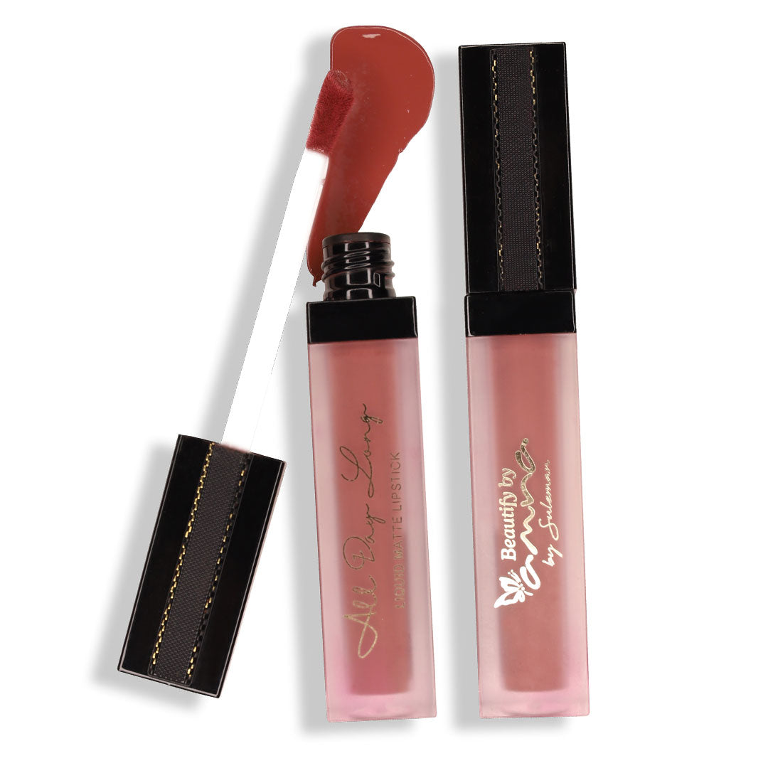 Beautify By Amna All Day Long (Liquid Matte Lipstick)