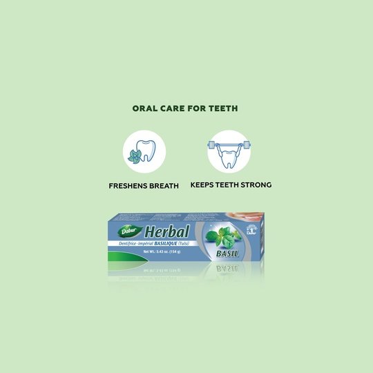 Dabur Herbal Toothpaste - Basil