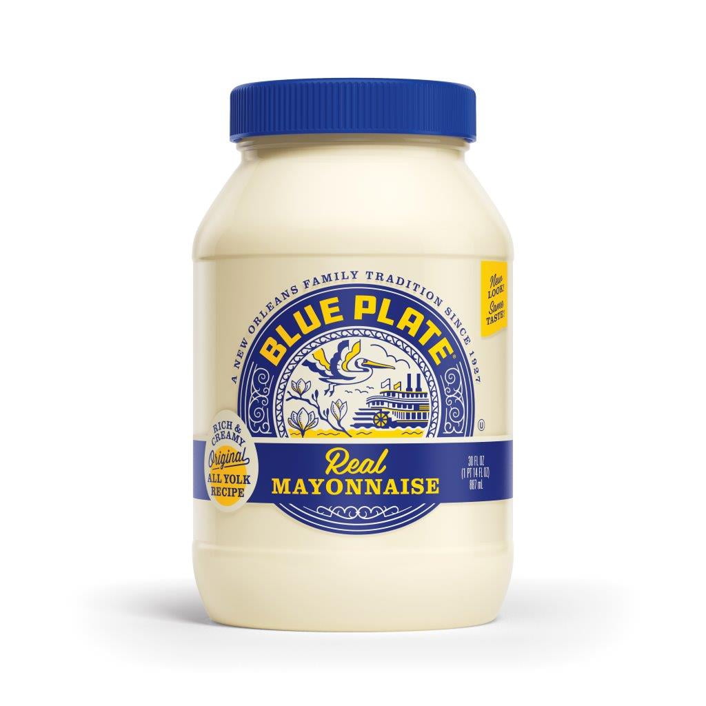 Blue Plate Real Mayonnaise, 30 fl oz Plastic Jar