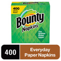 Bounty Paper Napkins, White, 400 Count