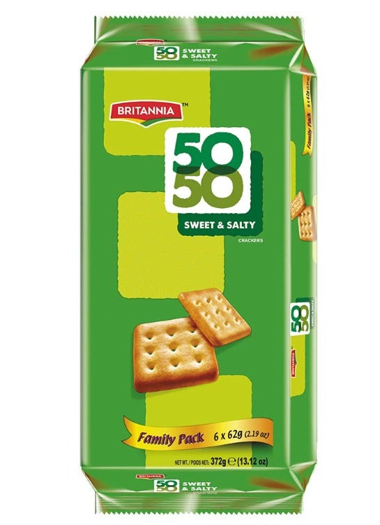 Britannia 50-50 Sweet & Salty Biscuits Big Pack