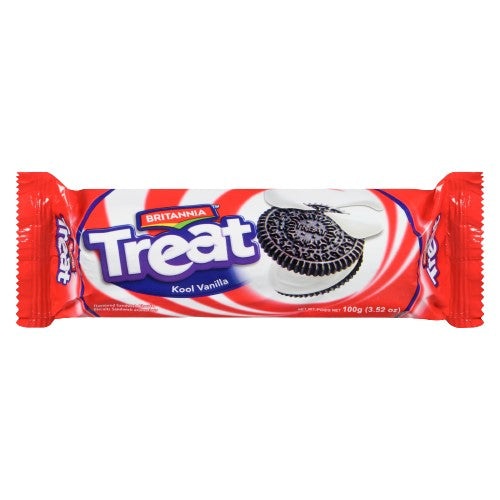 Britannia Treat Kool Vanilla Cream Biscuit
