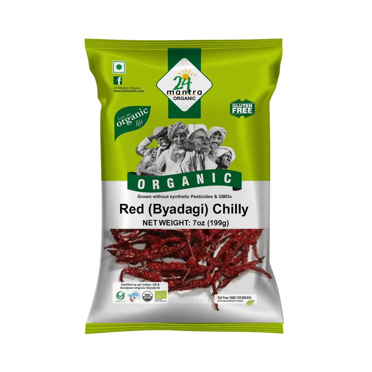 24 Mantra Organic Red Byadgi Chilli