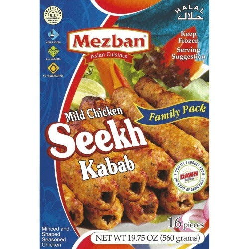 Mezban Chicken Seekh Kabab FP Mild