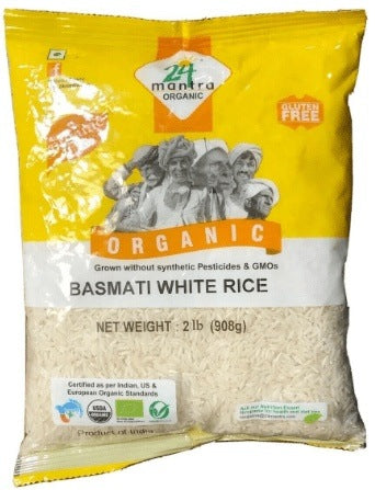 24 Mantra Organic Basmati White Rice Small