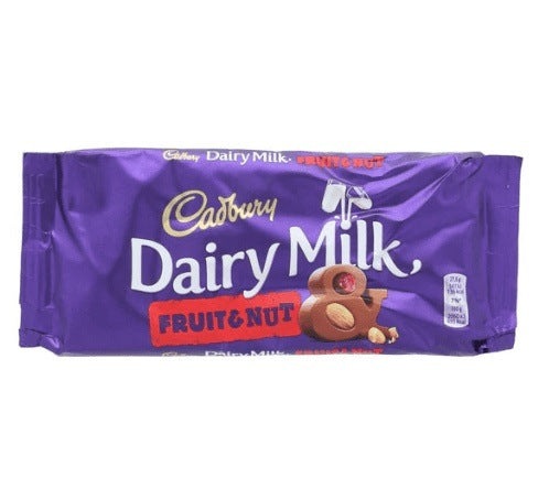 Cadbury UK Fruit & Nut Chocolate