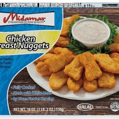 Midamar Halal Chicken Breast Nuggets