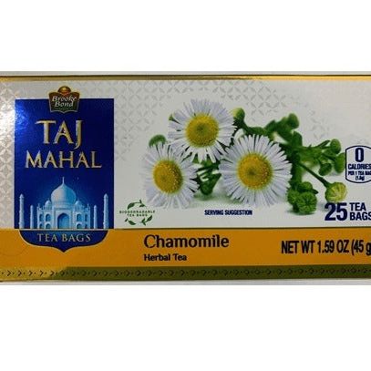 Taj Mahal Chamomile Tea Bags 25 Bags