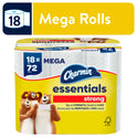 Charmin Essentials Strong Toilet Paper, 18 Mega Rolls